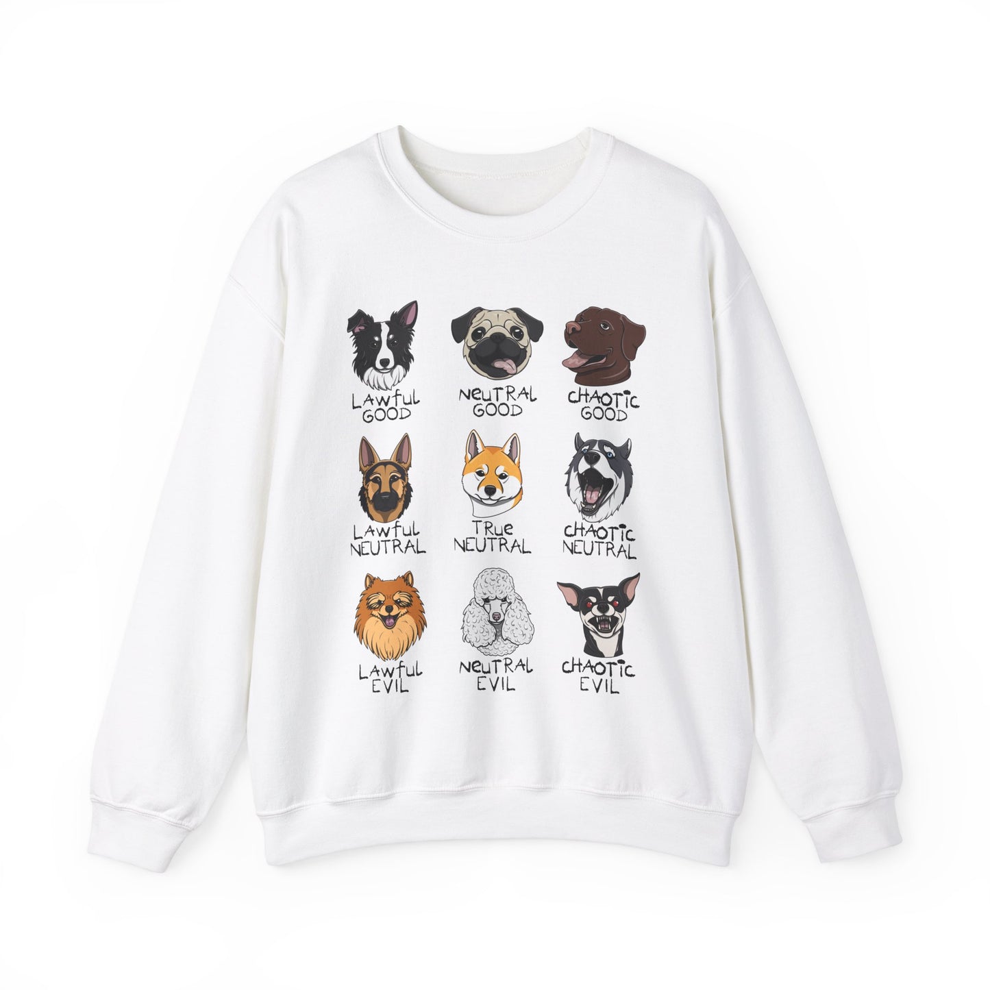 DnD Dog Alignments Unisex Sweatshirt