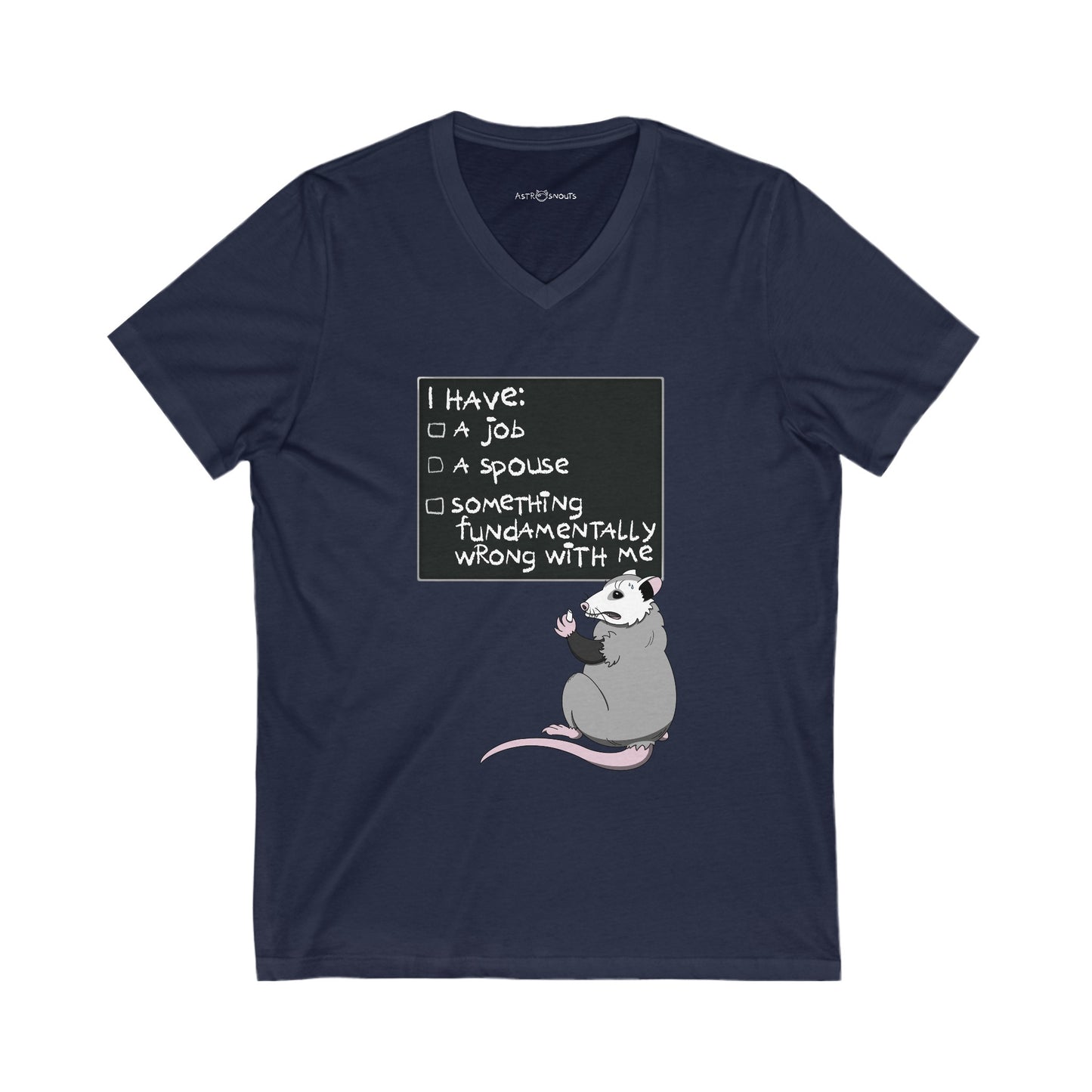 Tick The Box Unisex V-Neck T-shirt