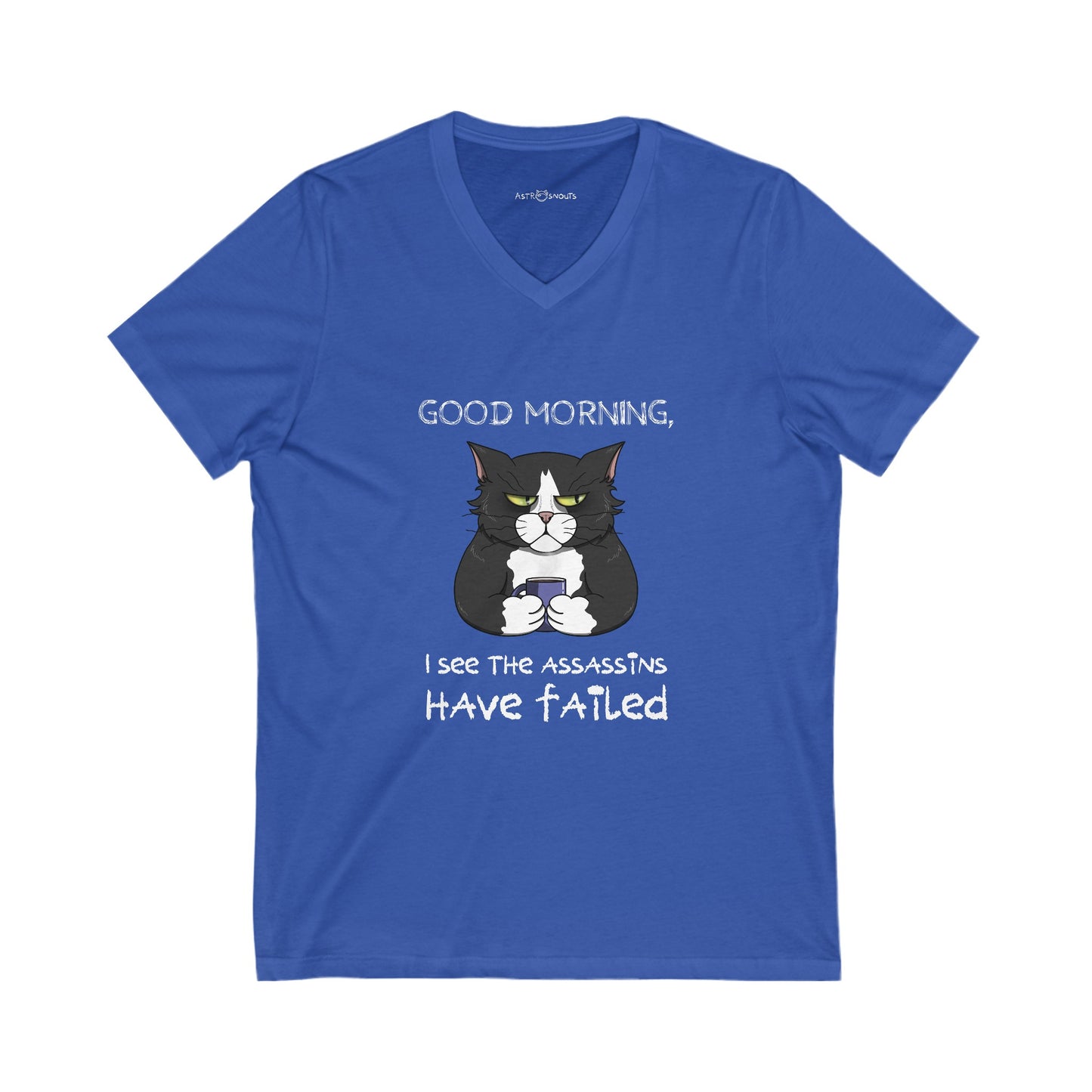Good Morning Unisex V-Neck T-shirt