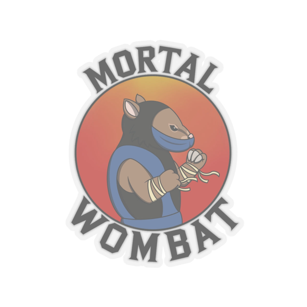 Mortal Wombat Sticker