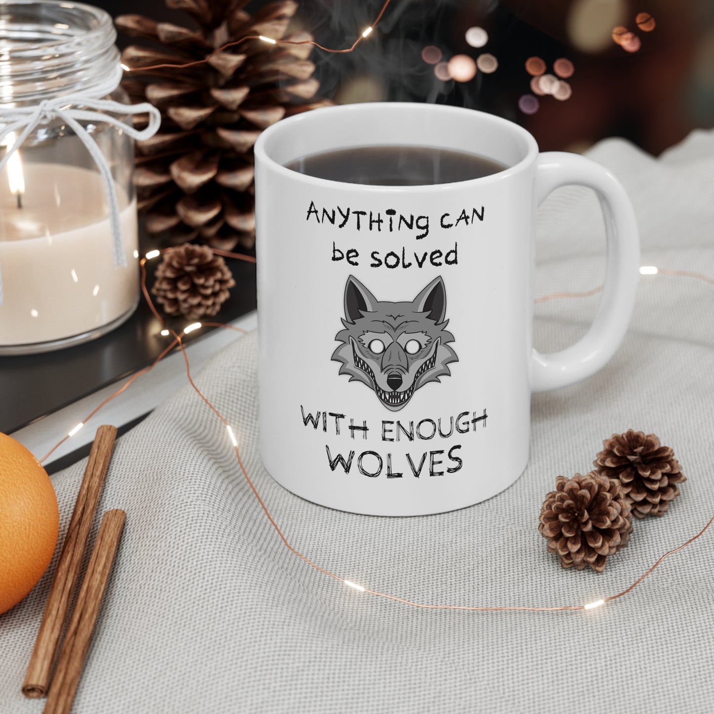 The Wolves White Mug