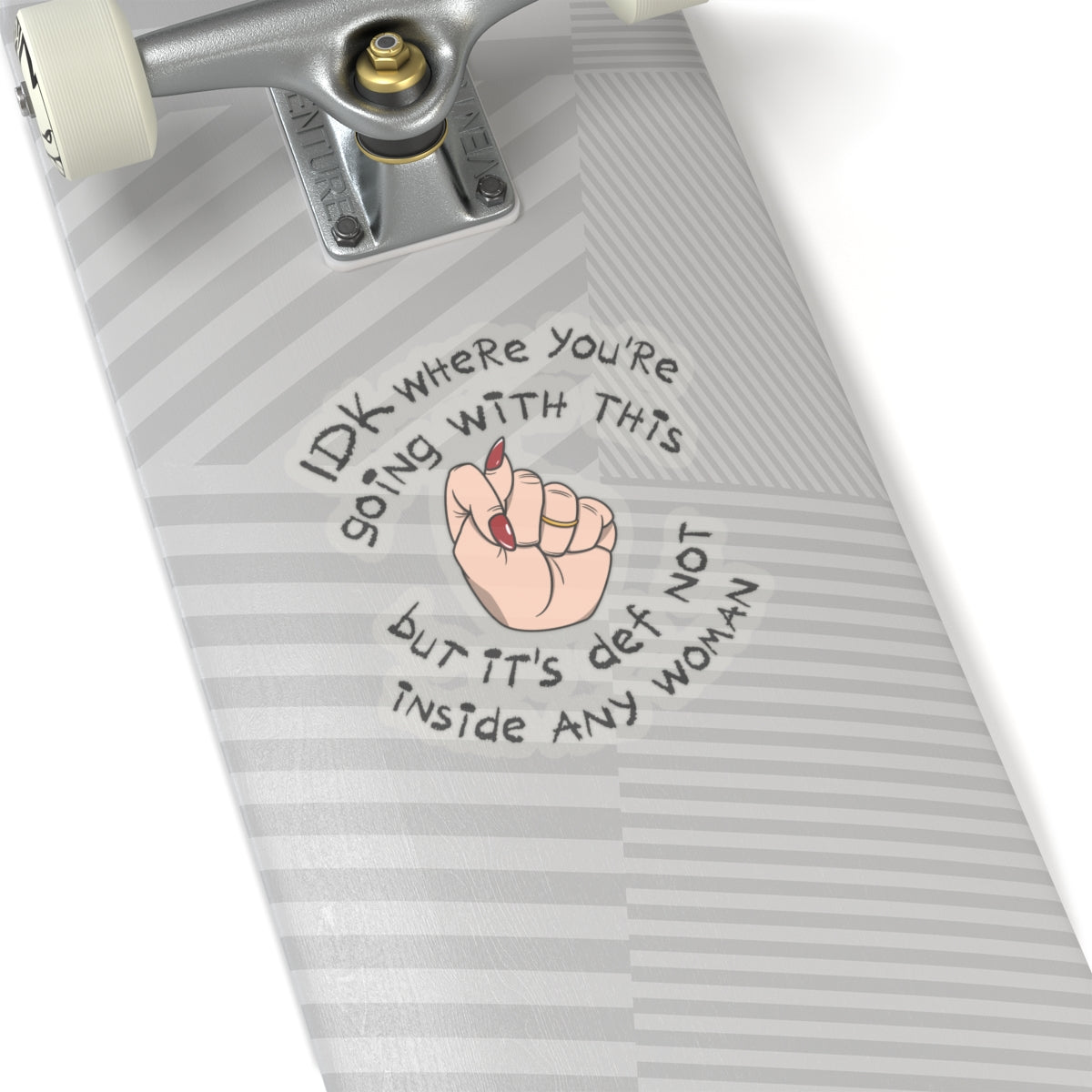 Stop Talking 🤚🏻 Sticker (Ivory)