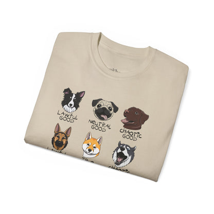 DnD Dog Alignments Unisex Heavy Cotton Tee