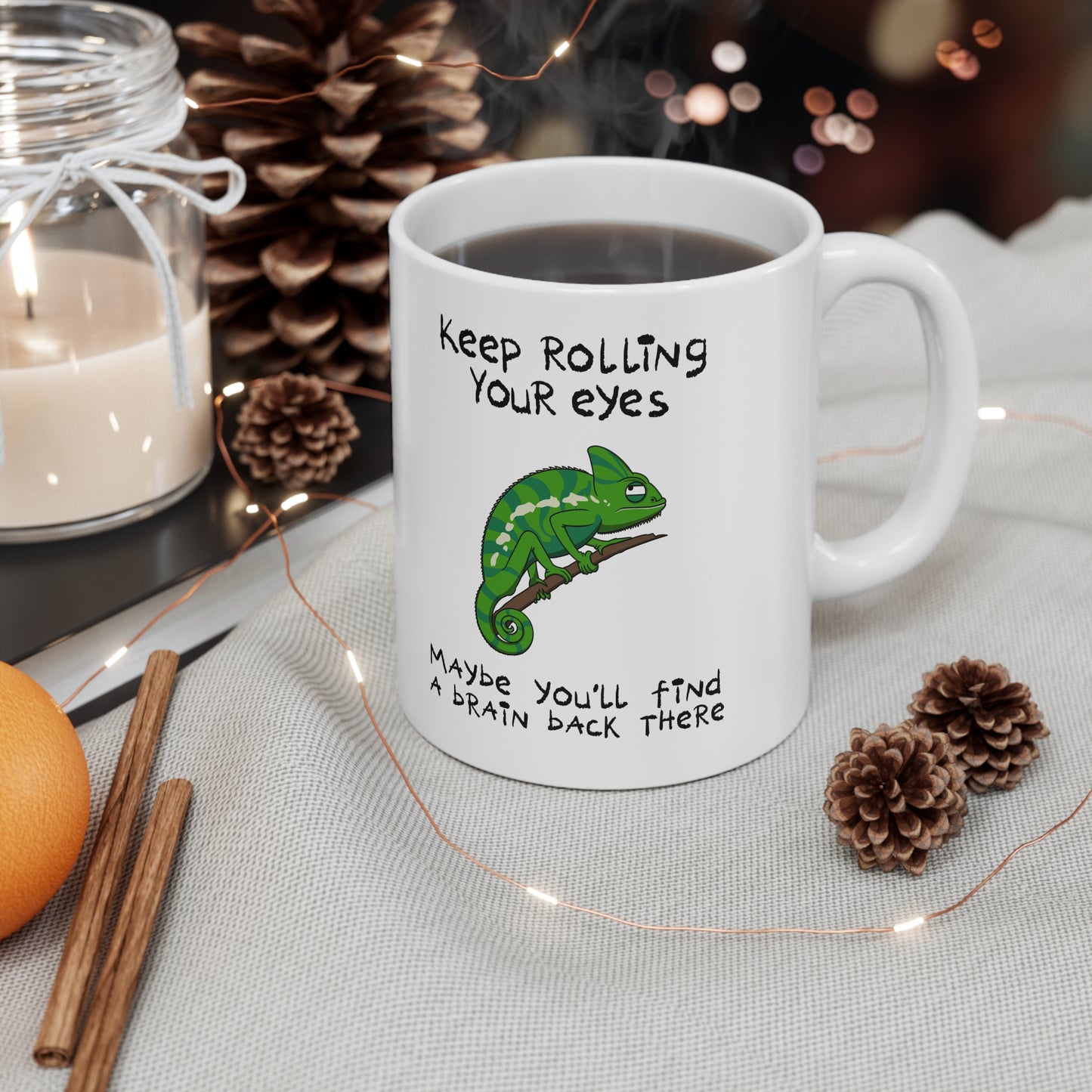 The Eyeroll White Mug