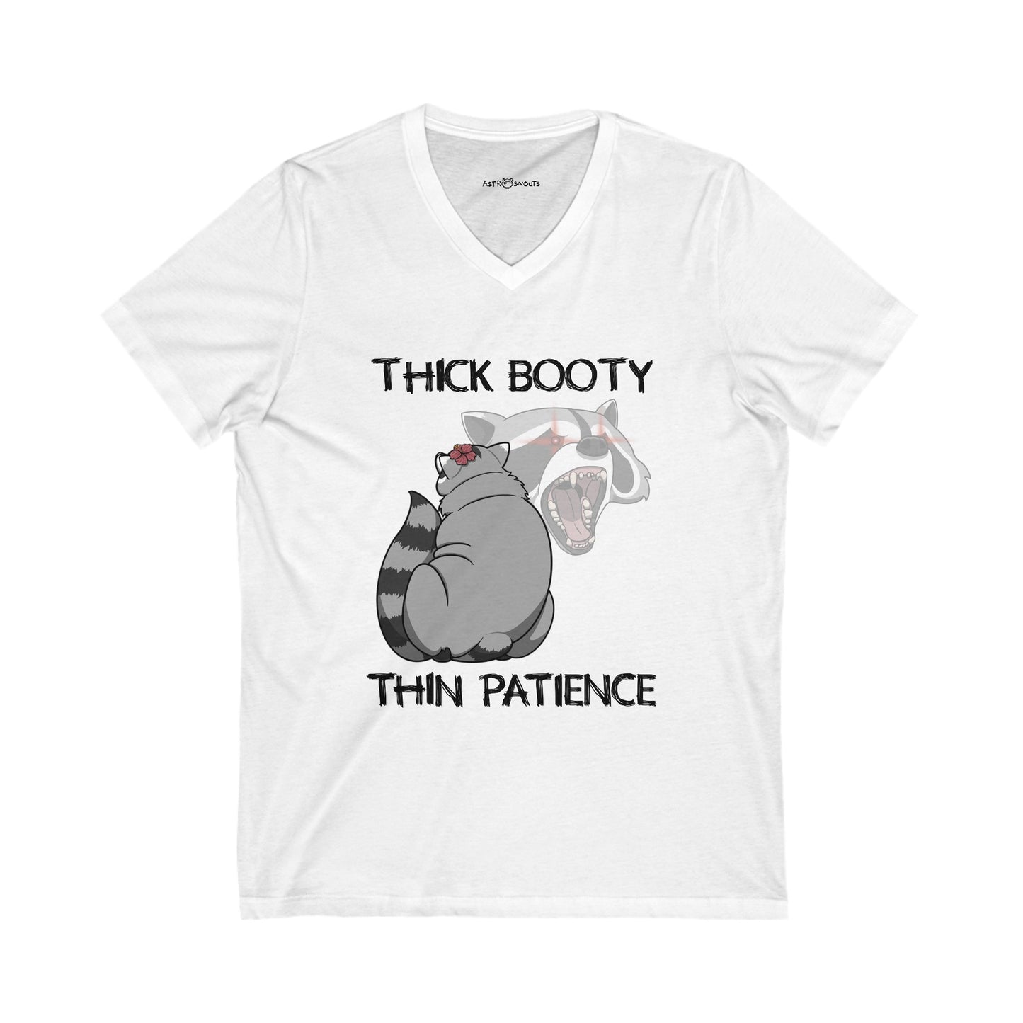 Thic'n'thin Unisex V-Neck T-shirt