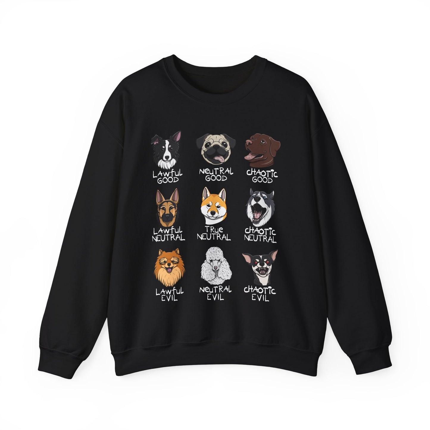 DnD Dog Alignments Unisex Sweatshirt