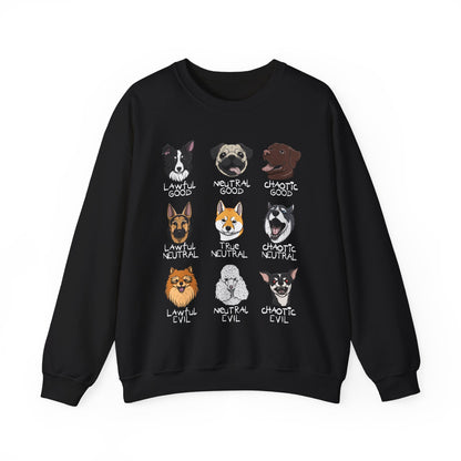 DnD Dog Alignments Unisex Sweatshirt