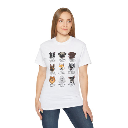 DnD Dog Alignments Unisex Heavy Cotton Tee
