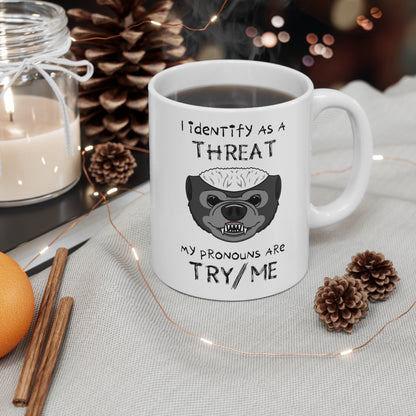 The Threat White Mug
