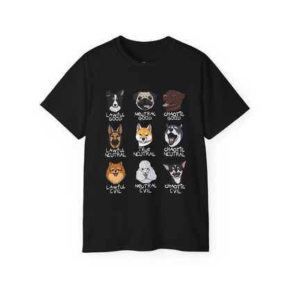 DnD Dog Alignments Unisex Heavy Cotton Tee