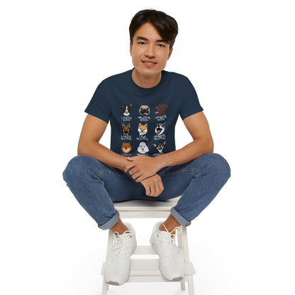DnD Dog Alignments Unisex Heavy Cotton Tee