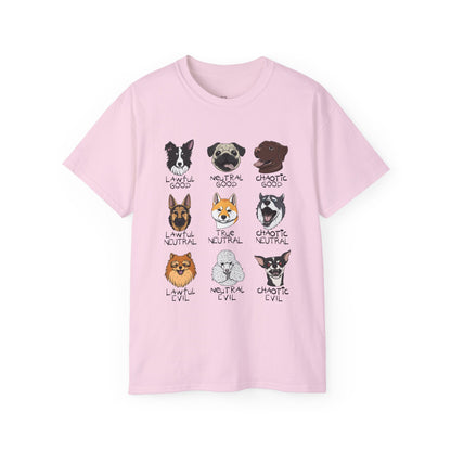 DnD Dog Alignments Unisex Heavy Cotton Tee
