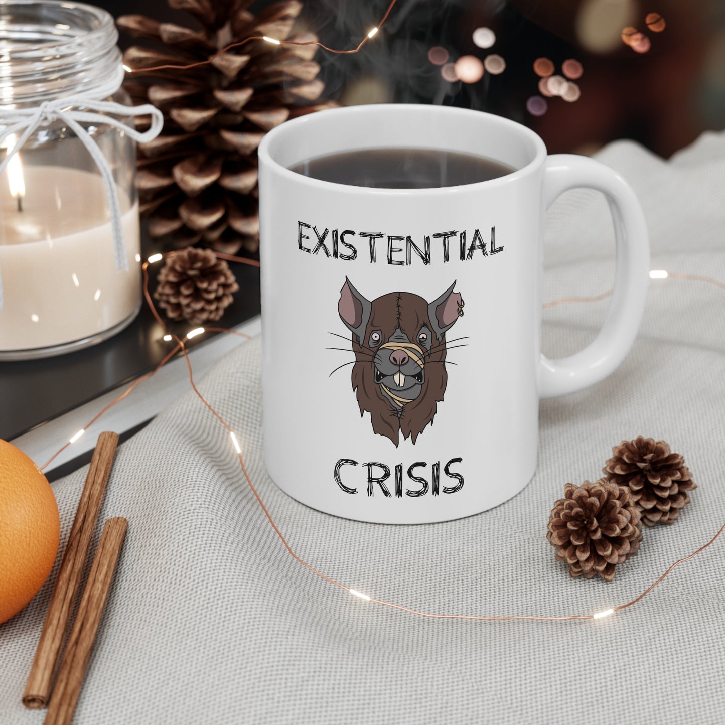 Existential Crisis White Mug