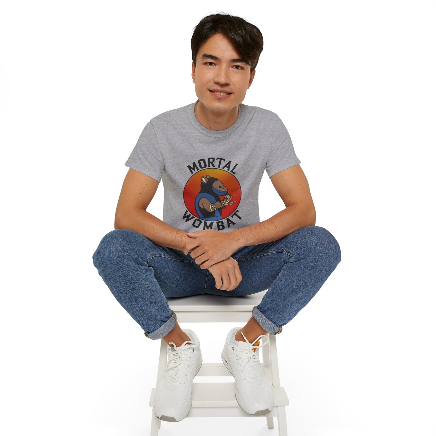 Mortal Wombat Unisex Heavy Cotton Tee