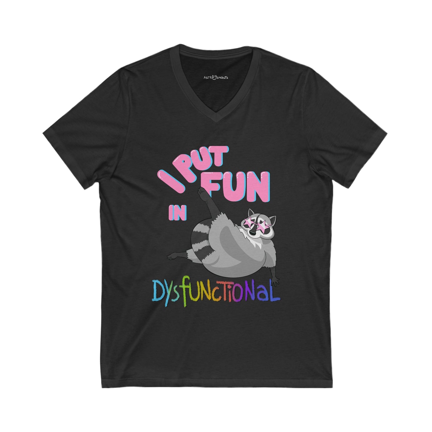 DysFUNctional Unisex V-Neck T-shirt
