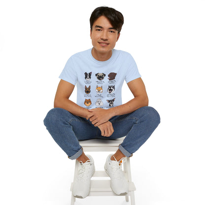 DnD Dog Alignments Unisex Heavy Cotton Tee