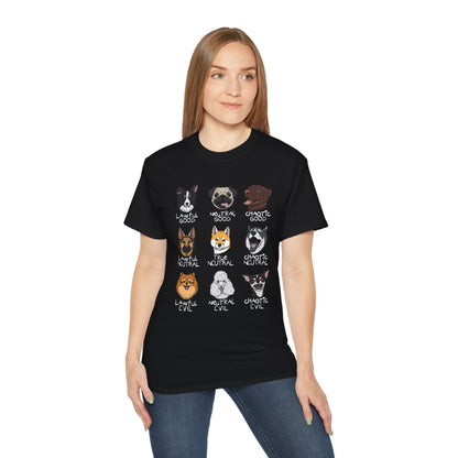 DnD Dog Alignments Unisex Heavy Cotton Tee