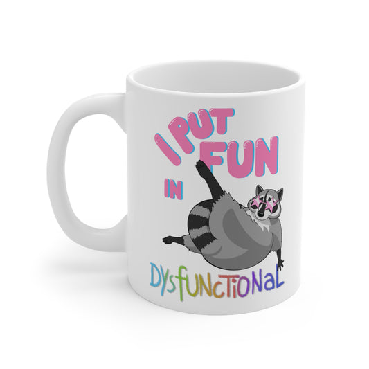 DysFUNctional White Mug