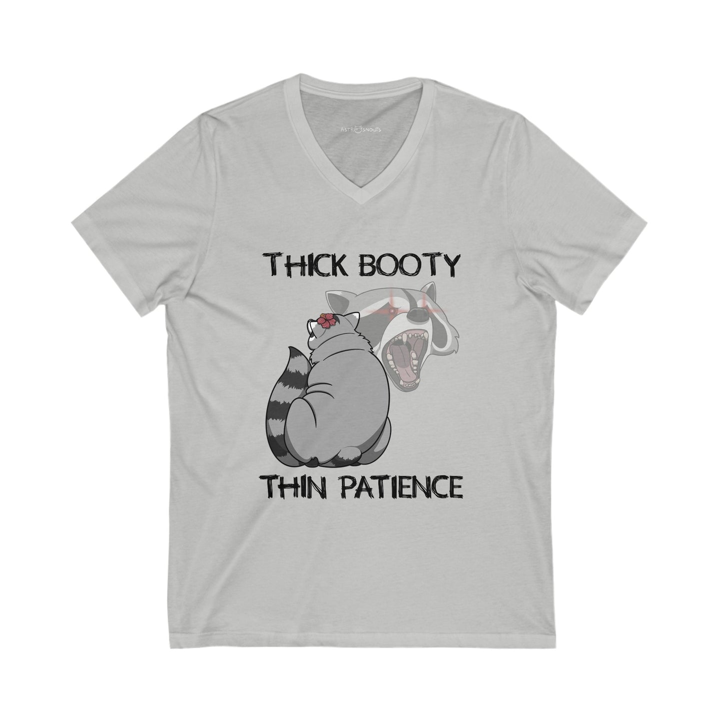 Thic'n'thin Unisex V-Neck T-shirt